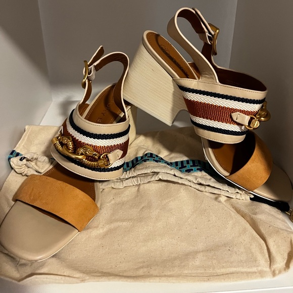 TORY BURCH 🧡 HEEL Like New - Picture 2 of 3